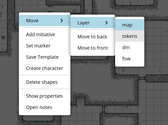 Map Context Menu